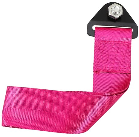 MOLUCKFU Correa De Remolque Decorativa para Automóvil Cinta De Remolque Ligera y Fácil De Instalar Diseño Minimalista y Adaptable Decoración De Parachoques