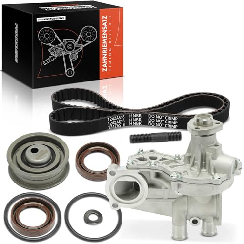 Frankberg Zahnriemensatz Zahnriemen mit Wasserpumpe Benzin | Kompatibel mit P.a.s.s.a.t Variant 35I 3A5, T.r.a.n.s.p.o.r.t.e.r IV Kasten 70A 70H 70J 7DA 7DH, Toledo I 1L2