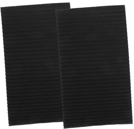 ABOOFAN Parasol Autoadhesivo Persianas Negras para Ventanas Persianas Plisadas para Autocaravanas para Ventanas Interiores sin Taladros de Interior