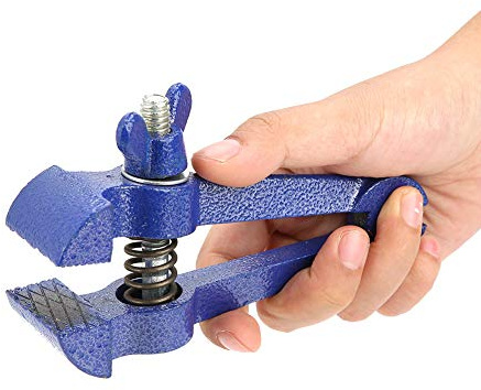 YDuupxe Mini Handheld Pliers, 45# Steel Machinist Pincer, Compact Tool for Light Workpieces, 6.7 Inch Length for Hobbyists and Professionals (50MM)