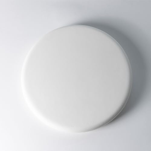 Riuulity Coussin de Chaise en Mousse à Mémoire de Forme, Support Confortable pour la santé Lombaire, Coussin de Tabouret Rond pour Chaises de Bureau, Chaises de Salle à Manger, Matériau : Mousse