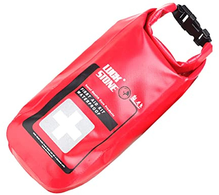 Okiyakusama Erste Hilfe Set Tasche wasserdichte Trockenbeutel Aufbewahrungstasche Beutel mit Verschweißten Nähten Aus PVC Material für Camping Notfall Segeln Raft, 2L