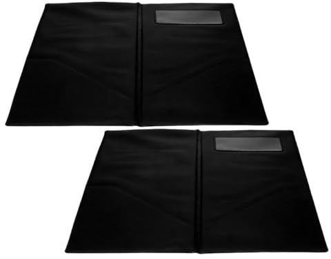 Ciieeo Porta Scontrini Ristorante 2 Pezzi Libretto degli Assegni Multifunzionale Resistente per Ospiti Bar e Ristoranti Design Compatto e Funzionale per Servizio Efficiente