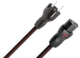 AudioQuest Netzkabel NRG-X3 EU Version C-13 (3,00m, Grau, Schwarz, 3 Meter, Typ F, 230 Volt, 3 Watt)