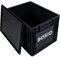 BOXIO-SOLO: Caja de almacenamiento con tapa - Eurobox 40x30 x 28 cm - caja de transporte de plástico perfecta para camping, barco o jardín - apilable con otras cajas apilables