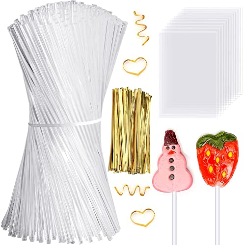 Palitos De Piruleta Acrílicos Palos De Cake Pops Palitos De Caramelo100 Piezas Cake Pop Sticks Para Postres Chocolate Cupcakes