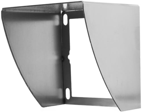 Homoyoyo Cubierta De Lluvia De Acero Inoxidable Cubierta Del Timbre Del Timbre Tapa Tomas Exterior Caja De Enchufe De Pared Cubierta De Timbre De Metal Tapa De Protección Carro De Bateria