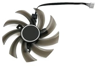 WOMELF Ventilateur de carte graphique GA91S2U, 85mm, 4 broches, GTX 1660 1660Ti RTX2060 GTX1660, Compatible avec PNY Palit RTX 2060 SUPER 2070 Gamingpro, double refroidisseur GPU (Color : B-Fan)
