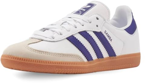 adidas Originals Samba Herren-Fußballschuh, Cloud White Energy Ink Off White, 8.5 AU