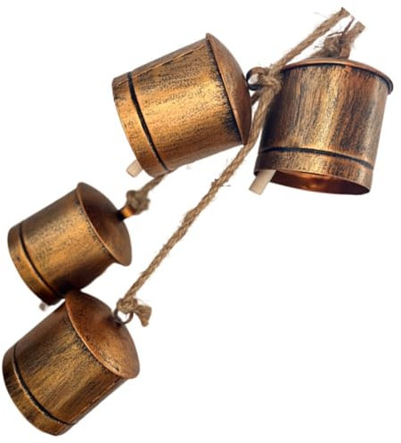 RORPOIR Kuhglocke Metall Glocken Lärmmacher Für Sportveranstaltungen Kleine Vintage-kuhglocken Hängeglocken Rustikale Viehglocken Läutende Glocken Schafglocken