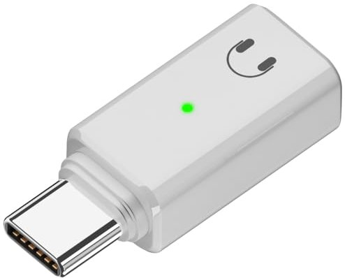 AuviPal Adattatore audio da USB C a Lightning, da USB C maschio a Lightning per cuffie femmina per iPhone serie 15, iPad, MacBook e altri dispositivi di tipo C