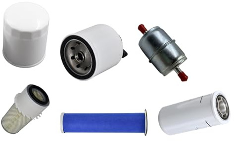 Galloparts 84475542 84565907 Filter-Set, kompatibel mit New Holland Kompaktlader, LS140, LS150, kompatibel mit Terex Hubwagen, TH522C, kompatibel mit Massey Ferguson Windrowers 9225 9220