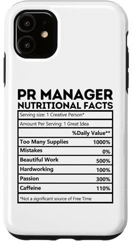 Hülle für iPhone 11 PR Manager Nährwertangaben Nationale Autoren Männer Frauen