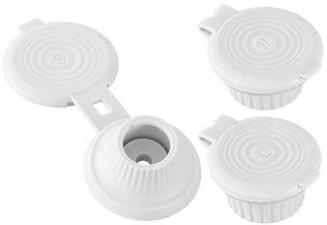 Vuggdt Inverted Bottle Cap | 3X Bottle Emptying Cap Kit,Multi-Functional Upside Down Emptying Bottle Cap, Secure Seal for Kitchen, Kitchen