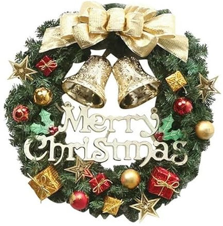 Generisch Weihnachtskranz, 30/40 Weihnachtsdekorationen, Fenster-Requisiten, Einkaufszentrum, Szenenlayout, kreative Geschenke, Heimdekoration Osterkranz Ständer (D, One Size)