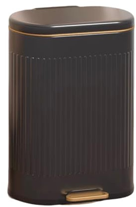 Contenedores de reciclaje de 6L/12L for el hogar, cocina, sala de estar, bote de basura de gran capacidad con pedal, bote de basura de doble capa, bote de basura de acero inoxidable, cesto for papel d
