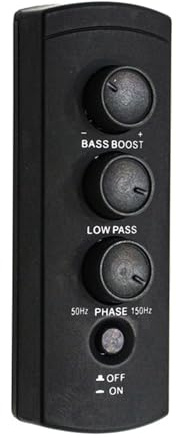 DIEKE Régulateur de son pour caisson de basses automobile avec installation rapide - Contrôleur de son portable pour caisson de basses de voiture - Facile à utiliser