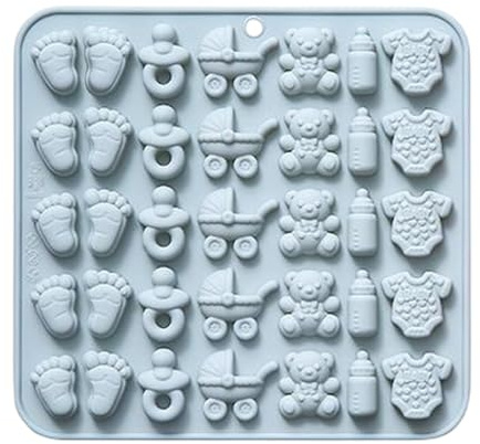 Stampo in silicone a forma di topo | Stampo per cioccolato per shower | Stampo 3D per cioccolatini e caramelle per bambini, docce, morbida gommosa per compleanni, vacanze, feste, Natale