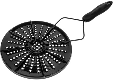 Gadpiparty Plaque Diffuseur de Chaleur Noire pour Plaque à Induction Adaptateur de Cuisson Pratique et Résistant Chaleur Répartiteur Thermique pour Ustensiles Non-induction Cuisson Homogène