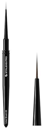 STALEKS Pro by Natury Nails Pennello eyeliner Brush Liner 0,9 x 10 mm. Expert (NBE 03)
