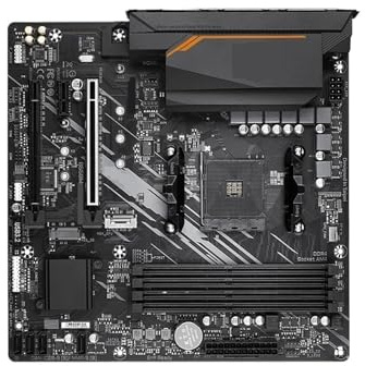 Placa Base B550M con Socket ATX AM4 for CPU Ryzen Serie 5000, 4000 y 3000, Doble DDR4, SATA3 y M.2