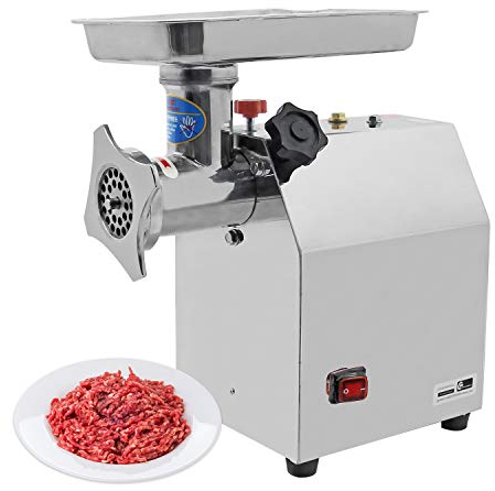 CGOLDENWALL 175 kg/h 2-in-1 Fleisch-Maschine Wurstmaschine Fleischbearbeitungsgerät Fleischschneider Schneidemaschine Schneidemaschine Schneider - Full Stainless Steel 220v