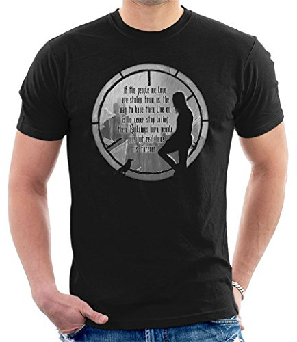 The Crow Window Quote Men's T-Shirt Black
