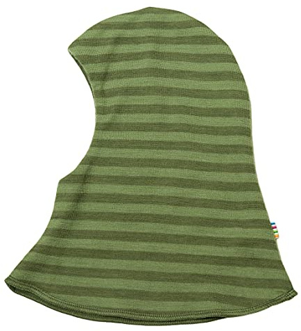 Joha Baby Kinder Jungen Mädchen Schalmütze Merino-Wolle, Größe:50, Farbe:Green Stripe