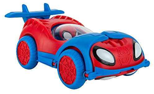 Spidey e i suoi super amici, SNF0080 Flip & Jet, giocattolo Spider-Man, giocattolo a partire dai 3 anni