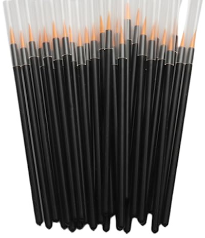 Dhjrefhhd 50Pcs Disposable Eyeliner Brushes Hooded Eyeliner Brush Eye Liner Wands Eyeliner Makeup Brushes Makeup Eyeliner Tool Sticks