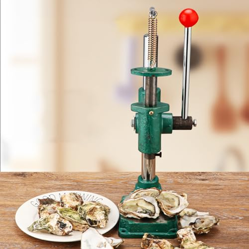 Austernöffner Profi Set Oyster Shucker Machine Adjustable Oyster Clam Opener Machine Mit 2 Austernmesser Und Handschuh MeeresfrüchteTools for Hotel Family