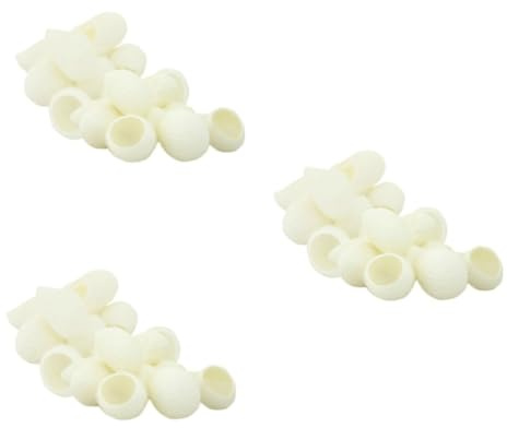 MAGICLULU 3 Sets Gesichtspeeling-werkzeug Aus Natürlicher Seide Für Die Hautpflege Zur Entfernung Von Mitessern 200 Stück * 3