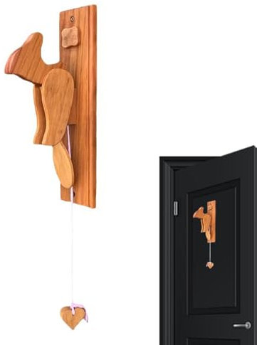 Woodpecker Türklingel Klopfer Holzspecht Türklingel Antik Specht Türklopfer mit lautem Klang Handgemachte Retro Indoor Outdoor Ornamente für Wohnzimmer, Schlafzimmer und Badezimmer