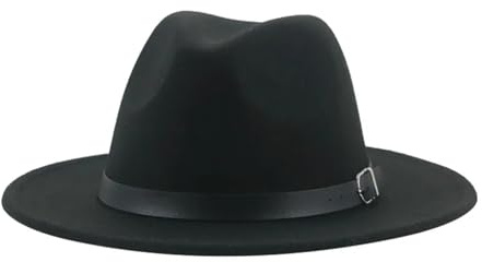 Mnjyihy Hüte Für Damen Und Herren Solides Freizeitkleid Formelle Panama Vintage Fedora Mütze Mit Breiter Krempe Und Großer Größe