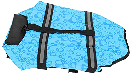Verstellbare Hundeschwimmweste mit reflektierenden Details, leichten Trocknereigenschaften und hohen Sichtbarkeit, Schwimmanzug für Hunde, Sicherheit bei Wasseraktivitäten (XL)