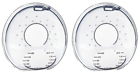 Lot de 2 coquilles d'allaitement souples en silicone réutilisables et anti-fuites pour mamans allaitantes