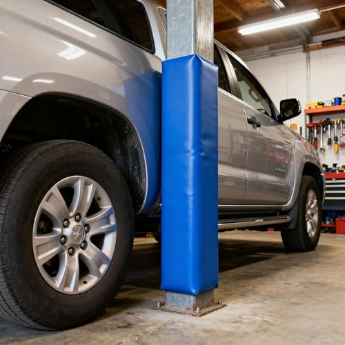 HDYZJQ Tappetino di Protezione Autoadesivo per Pali da Garage, Tappetino di Sicurezza per Colonne Quadrate(H 180cm,27x27cm (10.6x10.6in))