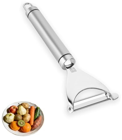 Y-Shaped Vegetable Peeler, 304 Stainless Steel Potato Peeler with Built-in Eye Remover – Ergonomic, Rustproof, Dishwasher Safe, Ideal for Potatoes, Carrots, Apples – Best Kitchen Gadget
