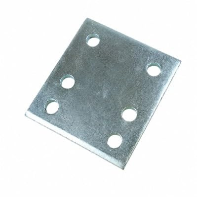 BITS4REASONS 2.5–4 (65–102mm) Adjustable Towball Drop Plate – Heavy Duty 6 Hole Zinc Plated Towball Mounting Plate – 90mm Hole Centres – M16 Fixings – Flange Towbar Trailer & Agricultural Towing