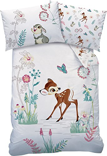 Babybettwäsche Disney Bambi 100 x 135 cm 100% Baumwolle