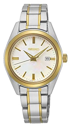 Seiko Damen-Uhr Quarz Edelstahl mit Edelstahlband SUR632P1