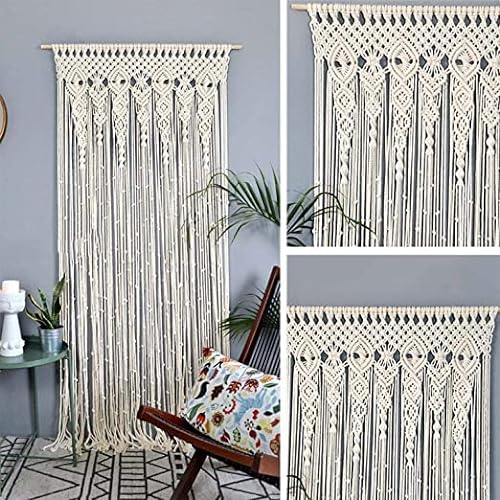 Jbsceen Wandbehang Gewebt Tapisserie Tür Hängend, Raumteiler Vorhänge Fenstervorhang Türvorhänge, Hochzeit Hintergrund Arch Boho Wanddekor Für Wohnung Schlafzimmer Wohnzimmer