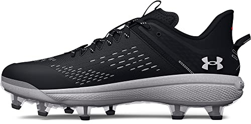 Under Armour Herren Yard Low Mt TPU Baseball Cleat Schuh, (001) Schwarz/Schwarz/Wei , 42.5 EU