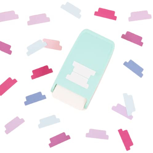 Craftelier - Personalisierte Multimaterial RegisterkartenStanzschablone für Kalender, Planner oder Alben | Ideal zum Dekorieren von Scrapbooking- und BastelProjekte | Formgröße: 4 x 1,5 cm