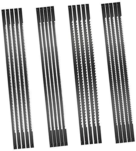 HONTIN Dekupiersägeblätter, Laubsägeblatt, Dekupiersägeblätter, Dekupiersägeblätter mit Stift, 10/15/18/24 Zähne, geeignet für die Holzbearbeitung