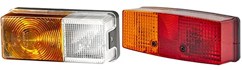Hella 2BE 002 582-031 Blinkleuchte - 12V - Anbau - links/rechts & 2SD 003 184-031 Heckleuchte - 12/24V - Anbau - links