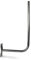 DOJA Barcelona | Wand SAT Halterung | Packung 1 | L-förmiger Wand Antennenmast | Ø 25mm | 30 X 58cm | Stahl TV-Antennenhalterung | Parabolzubehör | für TV-Wandhalterung, Außen-TV-Antenne in L-Form