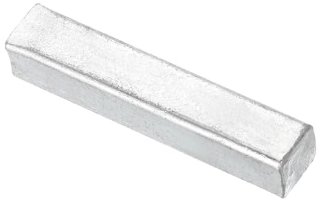 Sourcing Map 1Pcs Silver Iron Door Spindle Bar, 40mm Square Spindle Door Knob Replacement Parts
