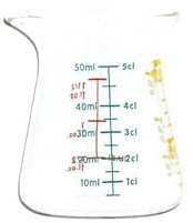 Pebbly - Verre mesureur de précision 50ml - PEBBLY
