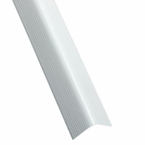 Protecteur de bord de mur de 1 mètre, protection d'angle mural auto-adhésif en aluminium for murs en bois/carrelage/verre, garniture de bord de sol à,large 25/36mm(Natural,Wide 36mm)